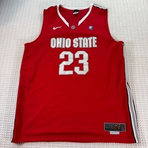 Nike Elite Ohio State Buckeyes #23 Jersey Men’s XL Red NCAA Basketball